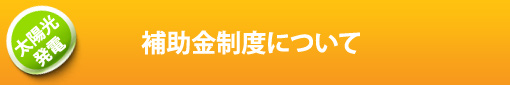 補助金制度について